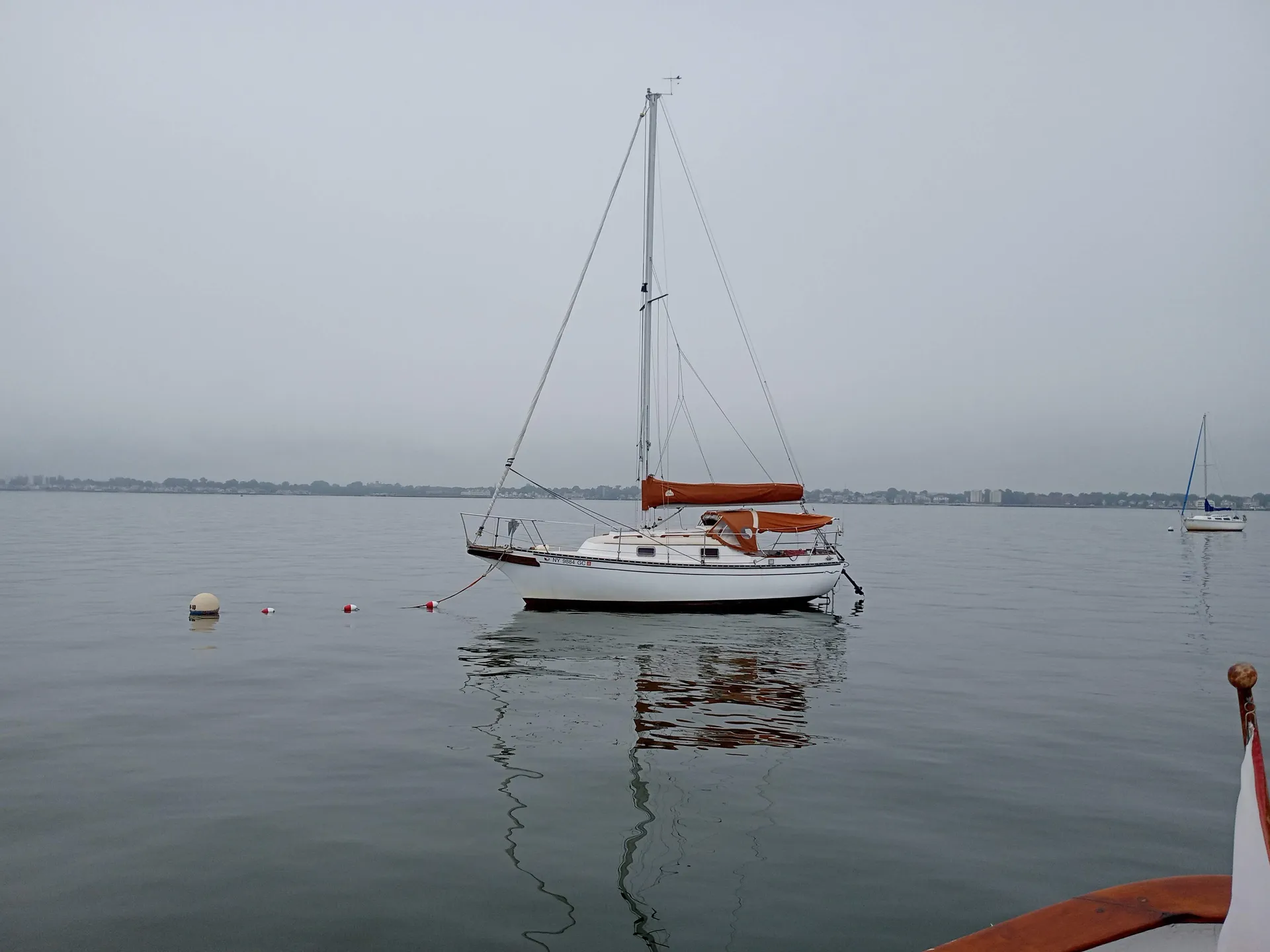 Peaceful anchorage along the Great Loop